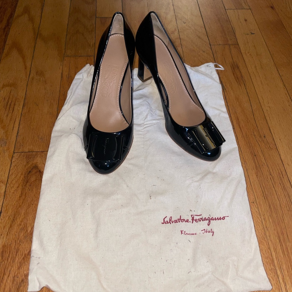 Salvatore Ferragamo Women’s Patent Leather Heels